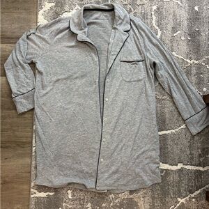 L - Victoria's Secret Gray Knit Top